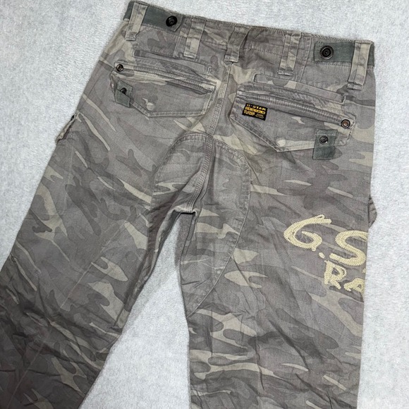 G-Star Raw Other - G-Star Raw Elwood Prisoner Camo Cargo Pants Grey Mens 32x32 3301 Raw